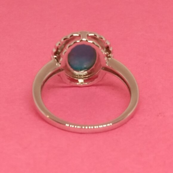 Sleeping beauty turquoise ring, size 6. - Picture 3 of 7